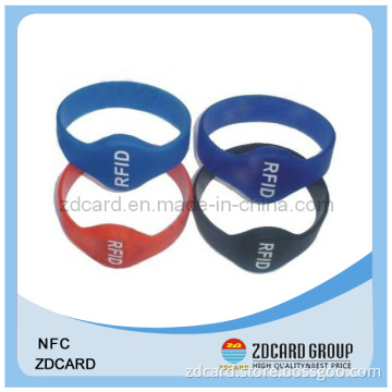 ISO14443 NFC RFID Silicone Wristband/Bracelet Tag Waterproof